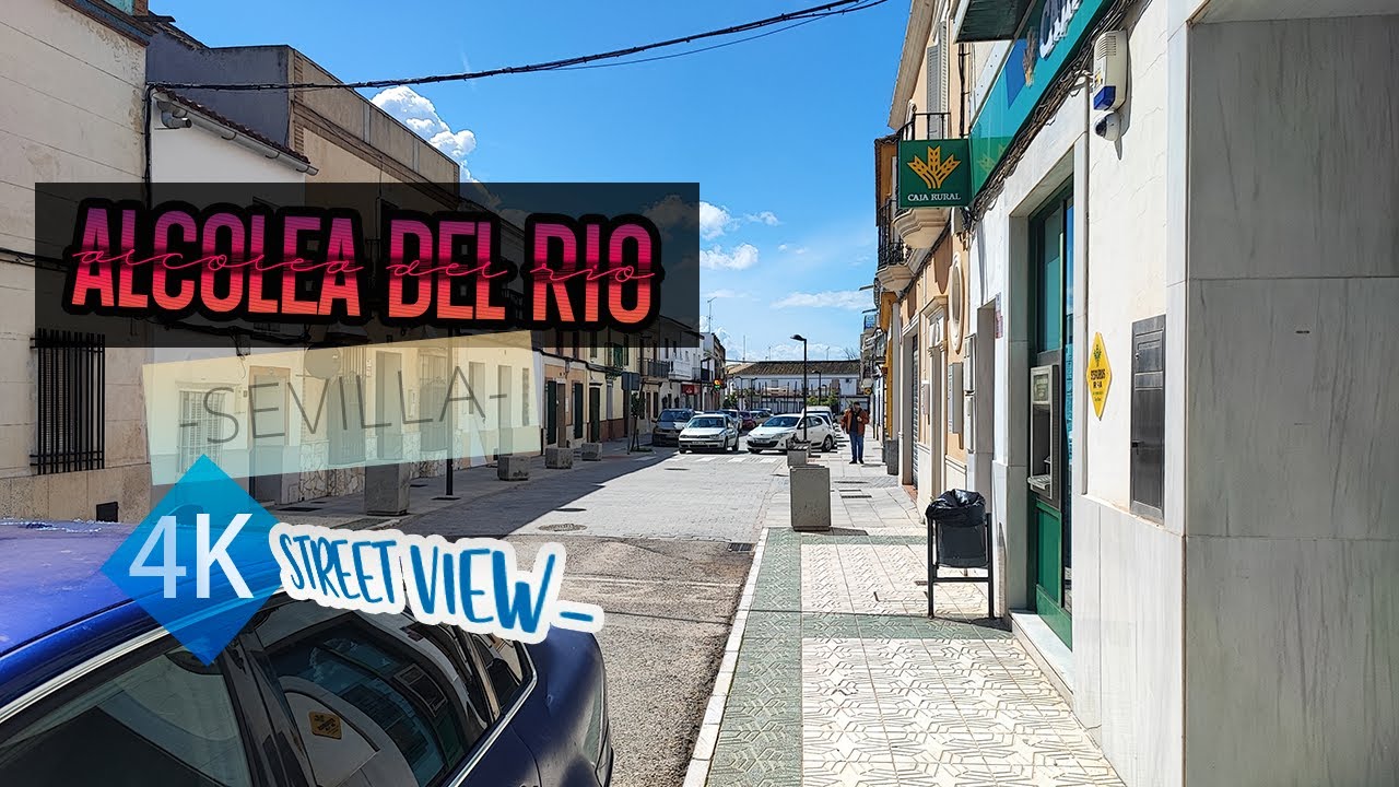 Alcolea del rio Sevilla | Street View 4k | 18 de Marzo 2025 #andalucia #citytour #españa