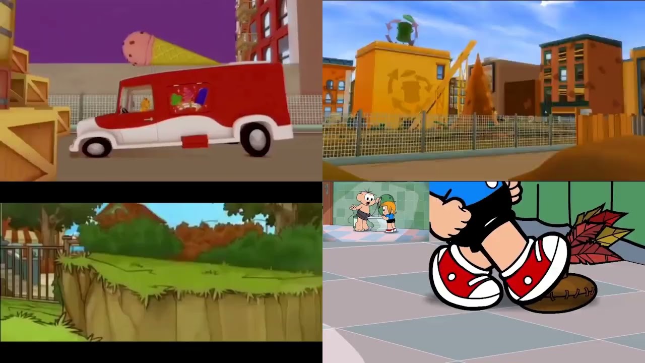 [Request] (Garfield VS Monica’s Gang Edition) The End Of The World Sparta Remix Quadparison