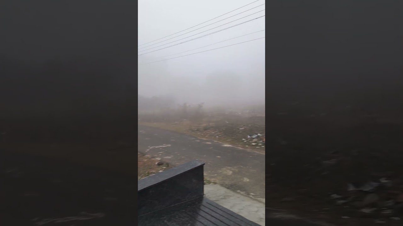 #heavy #winter #fog #accidentnews #nature #india #delhi