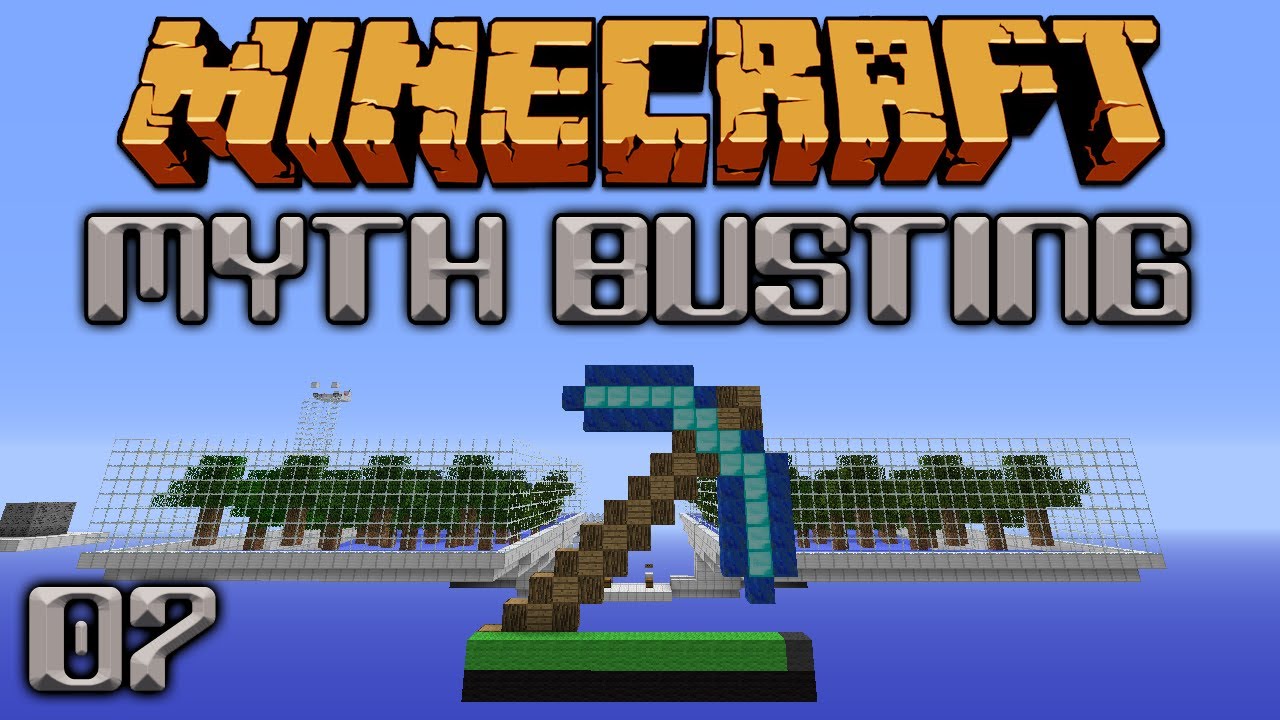 Мифы о прочности инструментов и оружия [Развенчание мифов Minecraft 07]