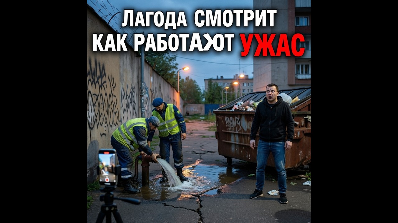 Лагода СМОТРИТ КАК РАБОТАЮТ В ЖКХ УЖАС