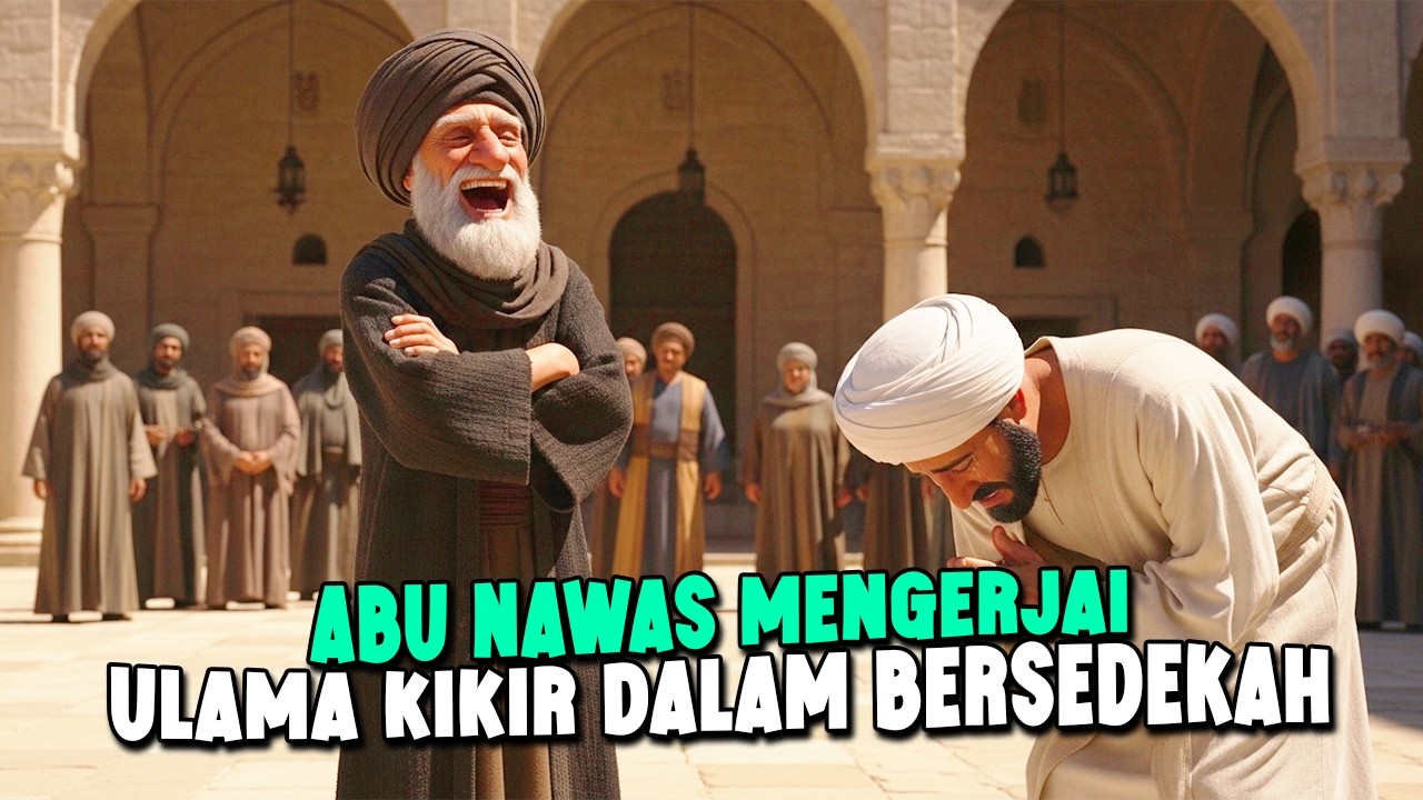 KIKIR DALAM BERSEDEKAH  !! ULAMA INI DIPERMAINKAN ABU NAWAS - CERITA JENAKA PENGANTAR TIDUR