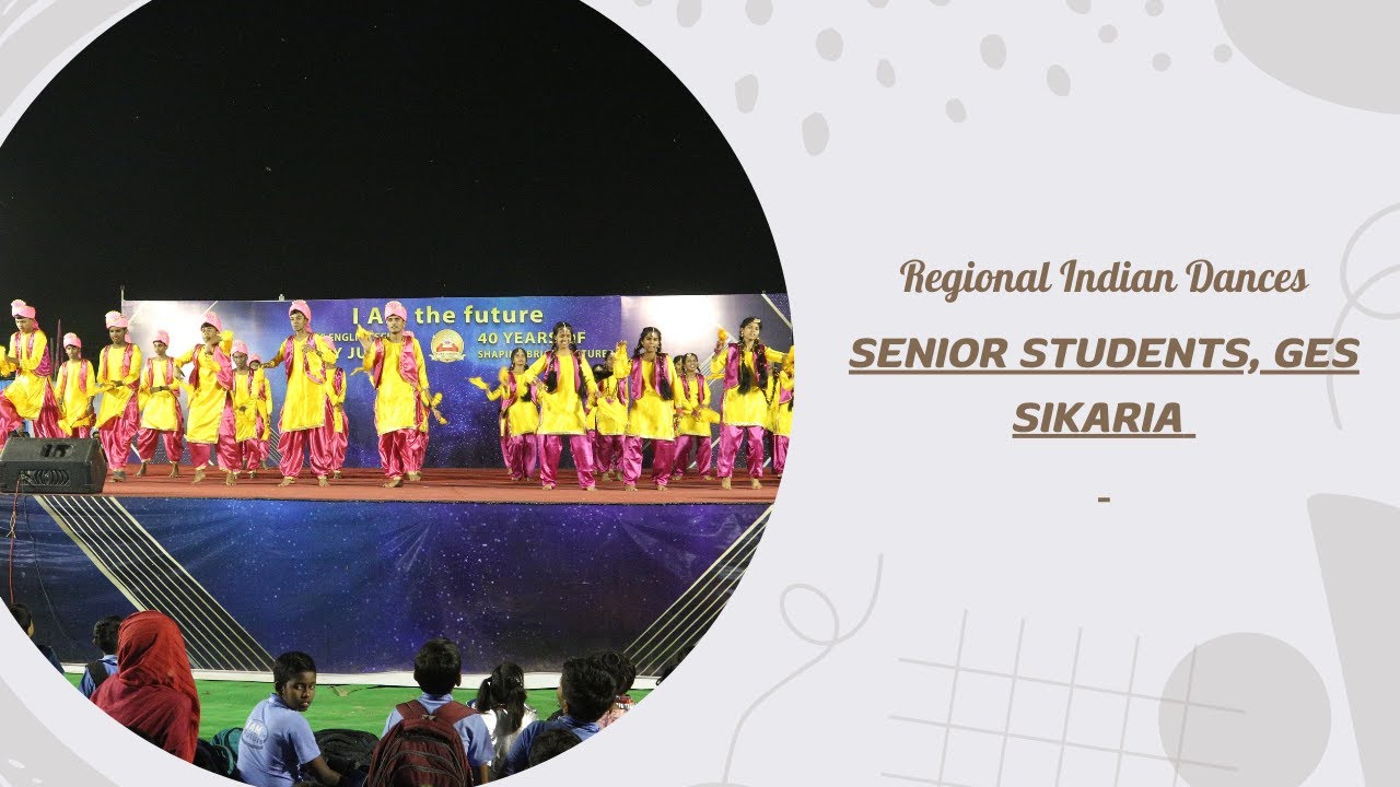 Regional Indian Dances | Senior Students | I AM the Future - 2 | GES Ruby Jubilee Celebration