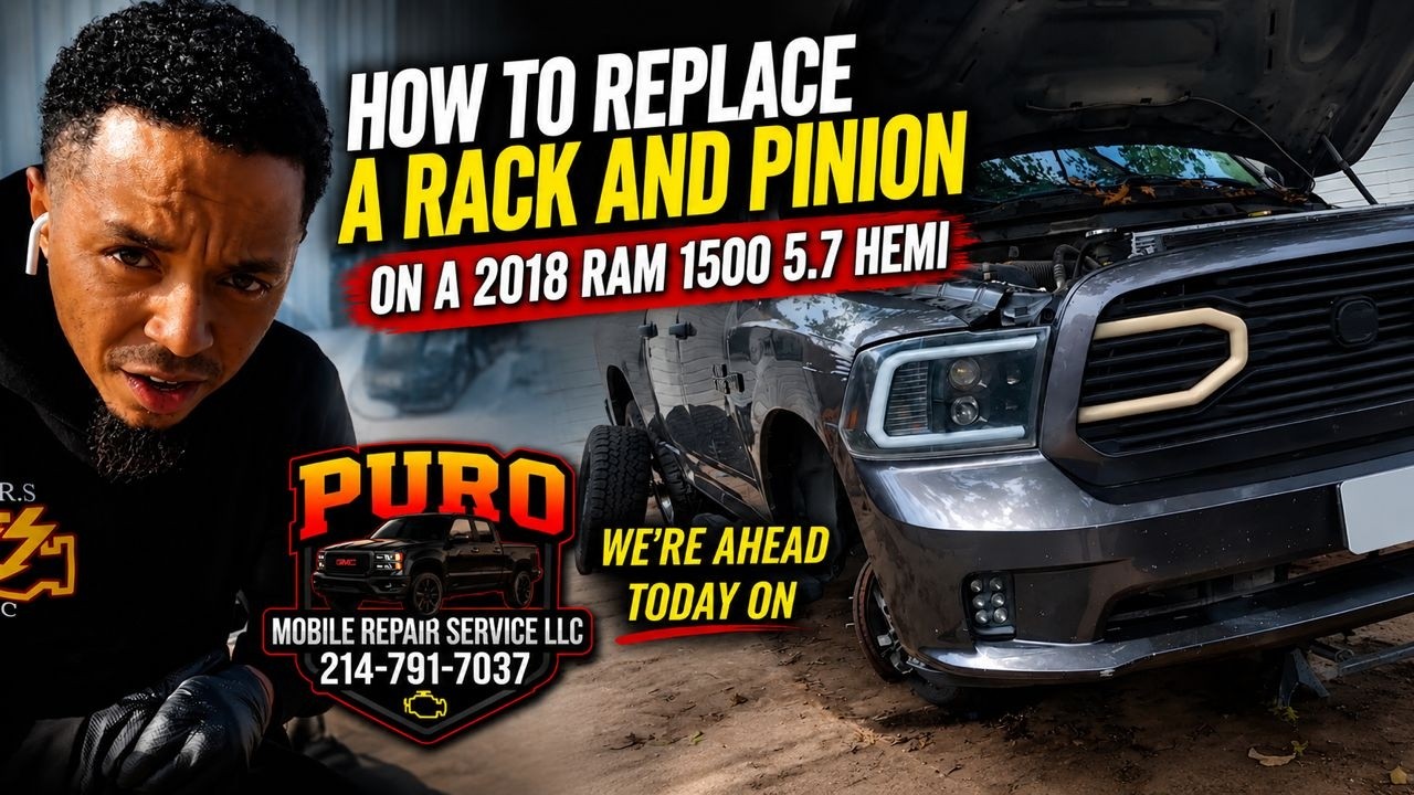 Как заменить рейку и шестерню на Ram 1500 5.7 Hemi 2018 года