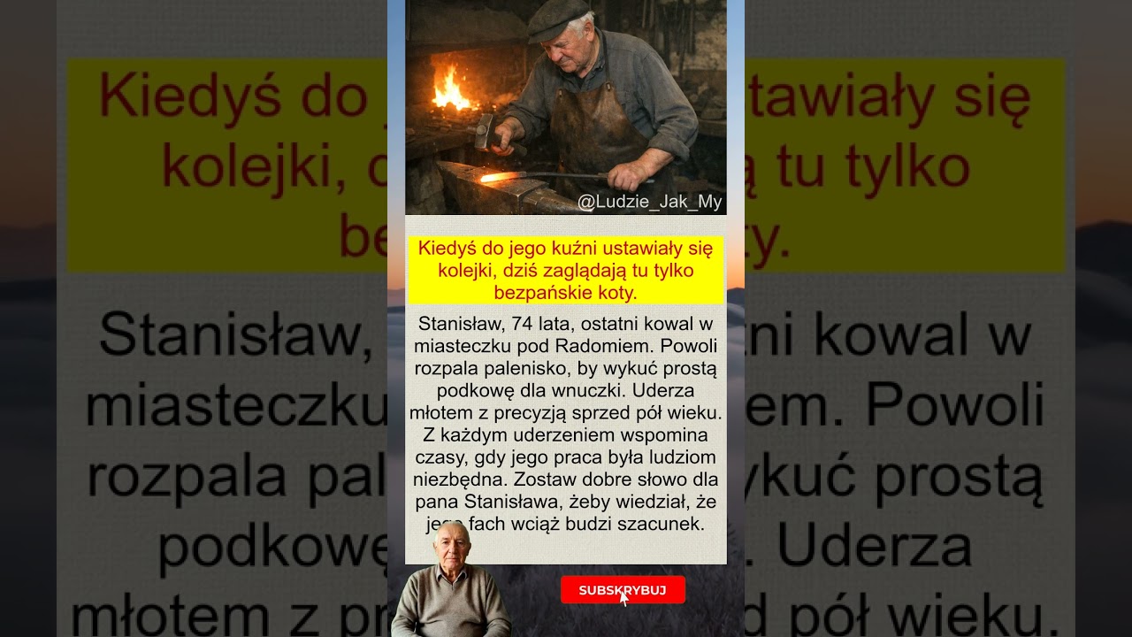Ostatni taki kowal. ⚒️