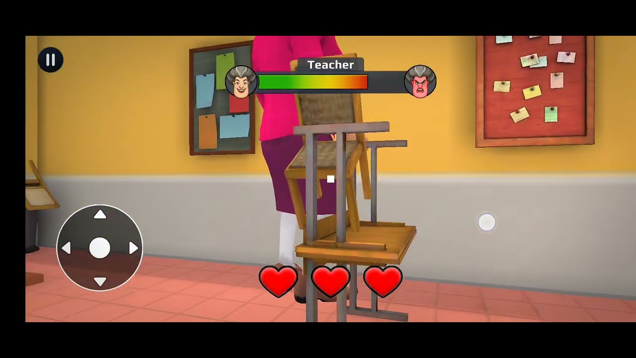 Scary teacher mobile gameplay