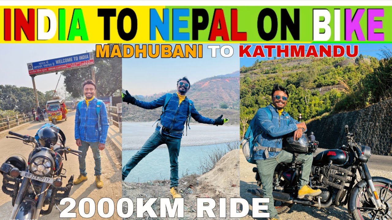 Ep-1st, India To Nepal //Jathi Border to Kathmandu 2000Km Ride on Bike,// कैसे जाए साड़ी जानकारी ।