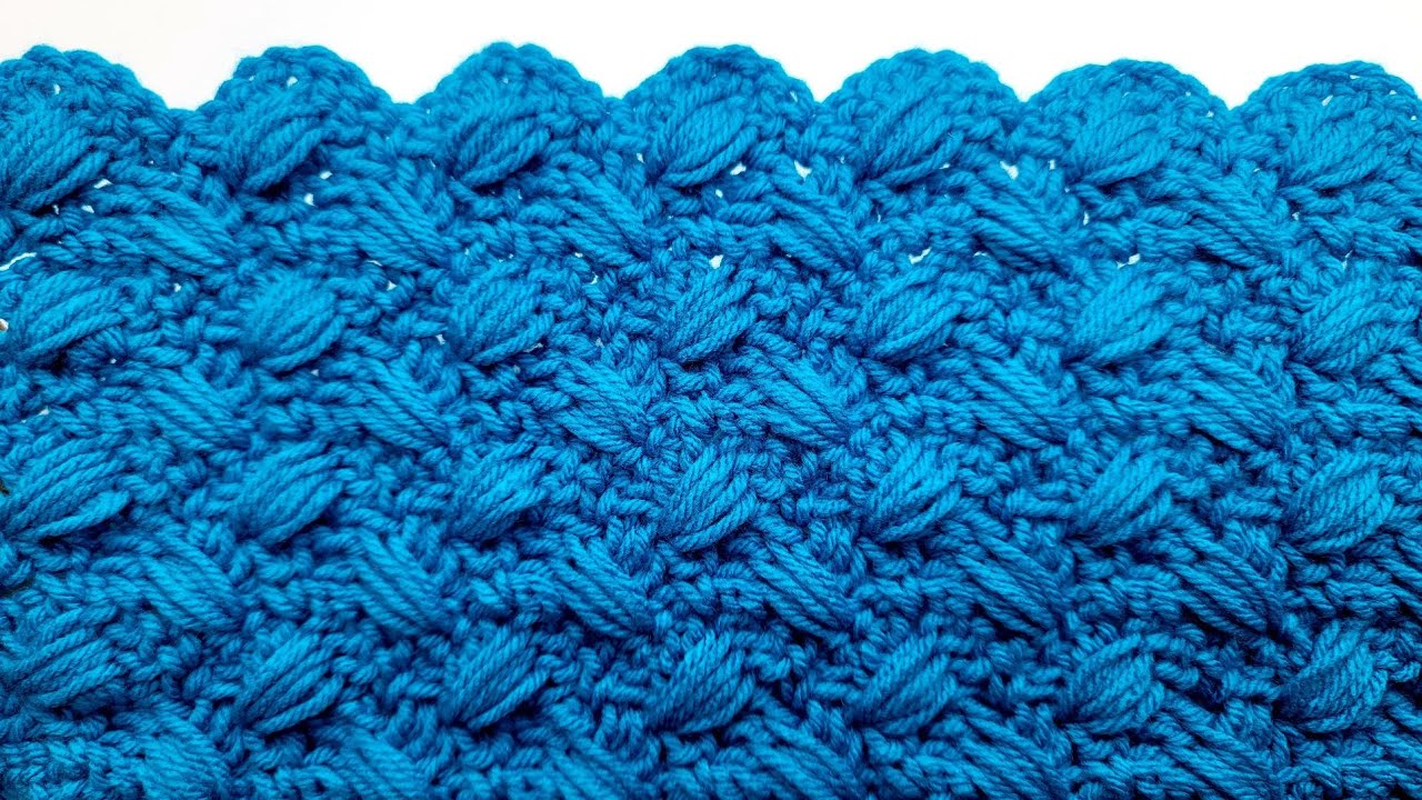 EASY Crochet Stitch  / Easy Crochet Blankets Crochet Scarfs / Crochet Woven Shell Stitch