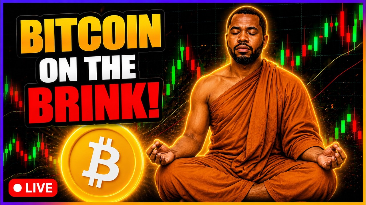 Bitcoin on the Brink! Live Trading & TA