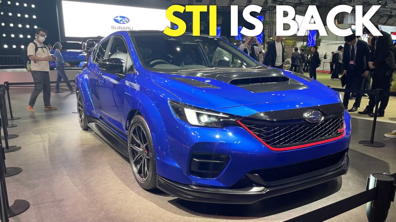 SUBARU STI возвращается! Четырехлетнее ожидание закончилось | Разбор тизера с Токийского автосало...