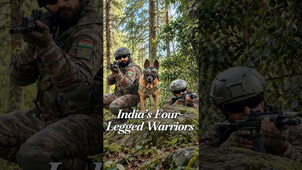 Indian Army Canines Rice, Victor, Zac & Rowdy Showcase Skills at Yudh Abhyas 2026