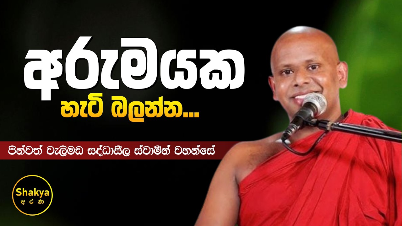 අරුමයක හැටි බලන්න | ven. Welimada Saddaseela thero |@shakyaarana