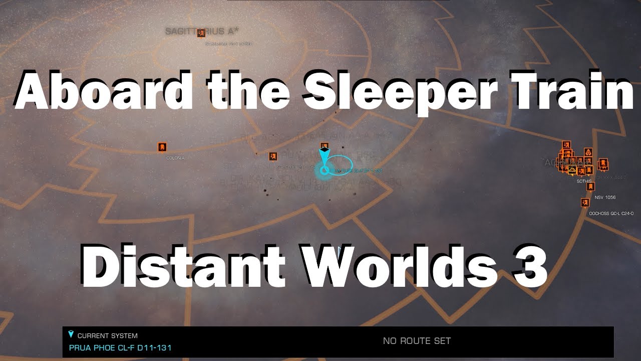 Aboard the sleeper train - Distant Worlds 3 | Elite Dangerous