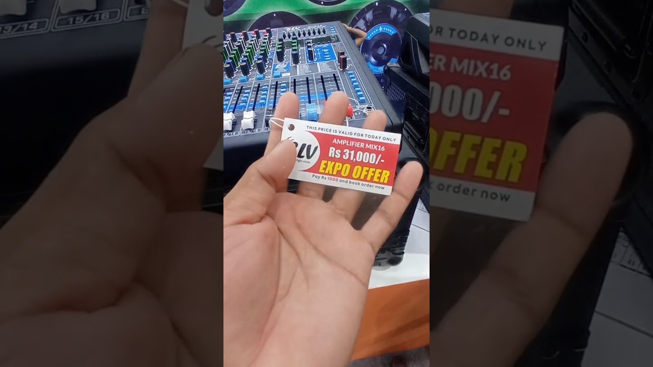 SLV MiX 16 Pro Sound Control Mixer Price In Expo
