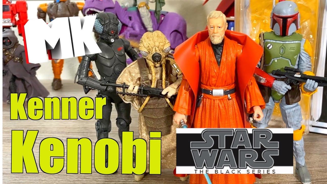 Star Wars The Black Series Ben (Obi-Wan) Kenobi Comparison (Kenner Colors)