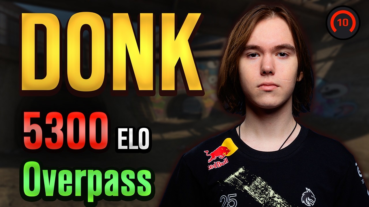 ДОНК играет в OVERPASS на FACEIT с НОВЫМ товарищем по команде! Точка зрения донка с COMM'ами