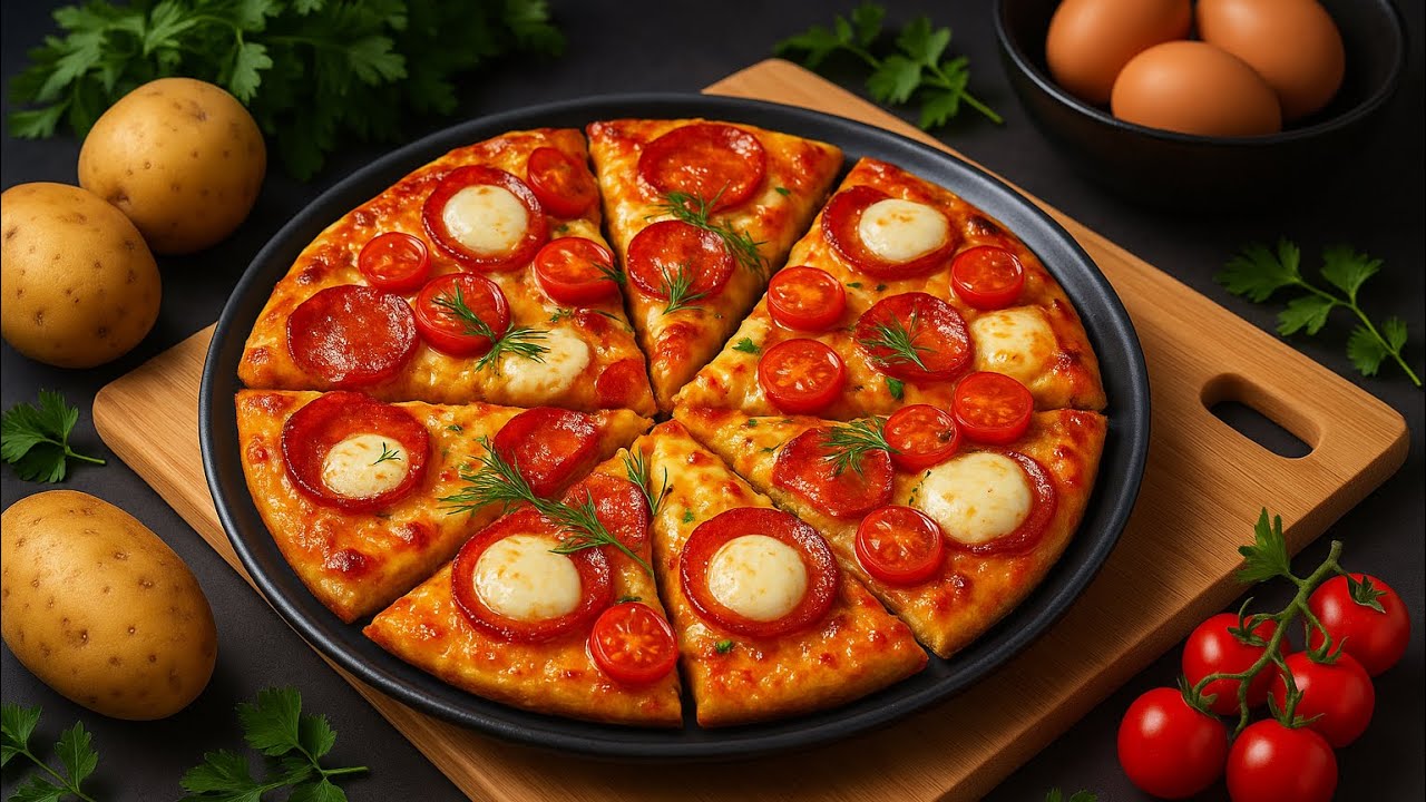 Besser als Pizza! 🥔 Eiwei&szlig;reiches Sommergericht mit Kartoffeln & Ei | Gesund, einfach & lecker