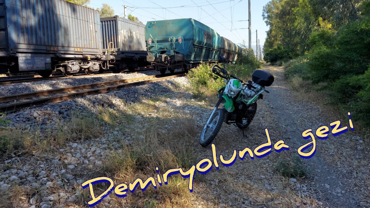 İskenderun-Mersin Trenyolu Hattı. #motovlog 001 #endurovlog  #demiryolu #railway
