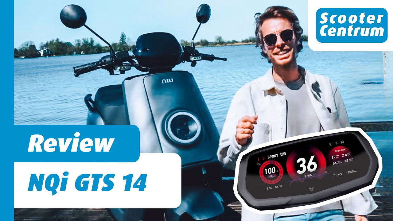 PRIMEUR ALERT ⚠️ : ONTDEK DE NIU NQI GTS 45KM ELEKTRISCHE SCOOTER - MET 6.2 INCH DYNAMISCH DISPLAY 🤩
