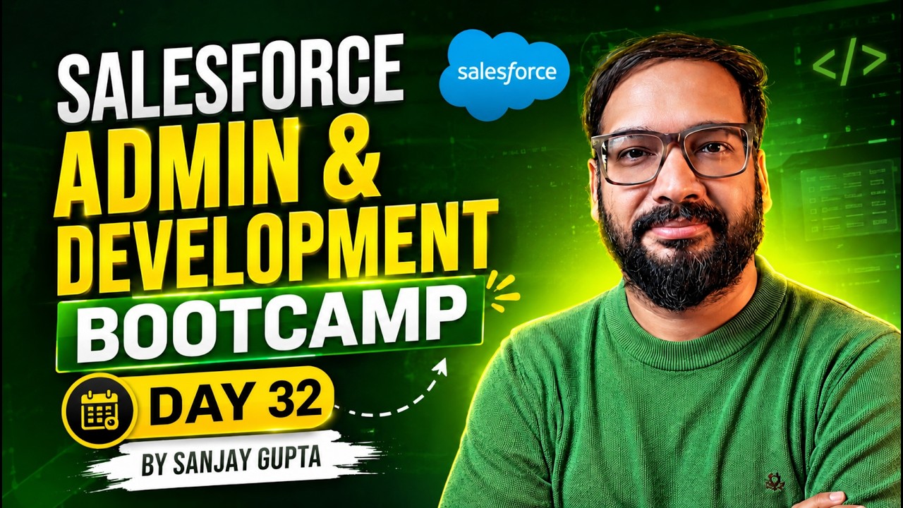 Day 32 | Salesforce Bootcamp 2023 | Introduction to Apex Programming | Learn Live with Sanjay Gupta