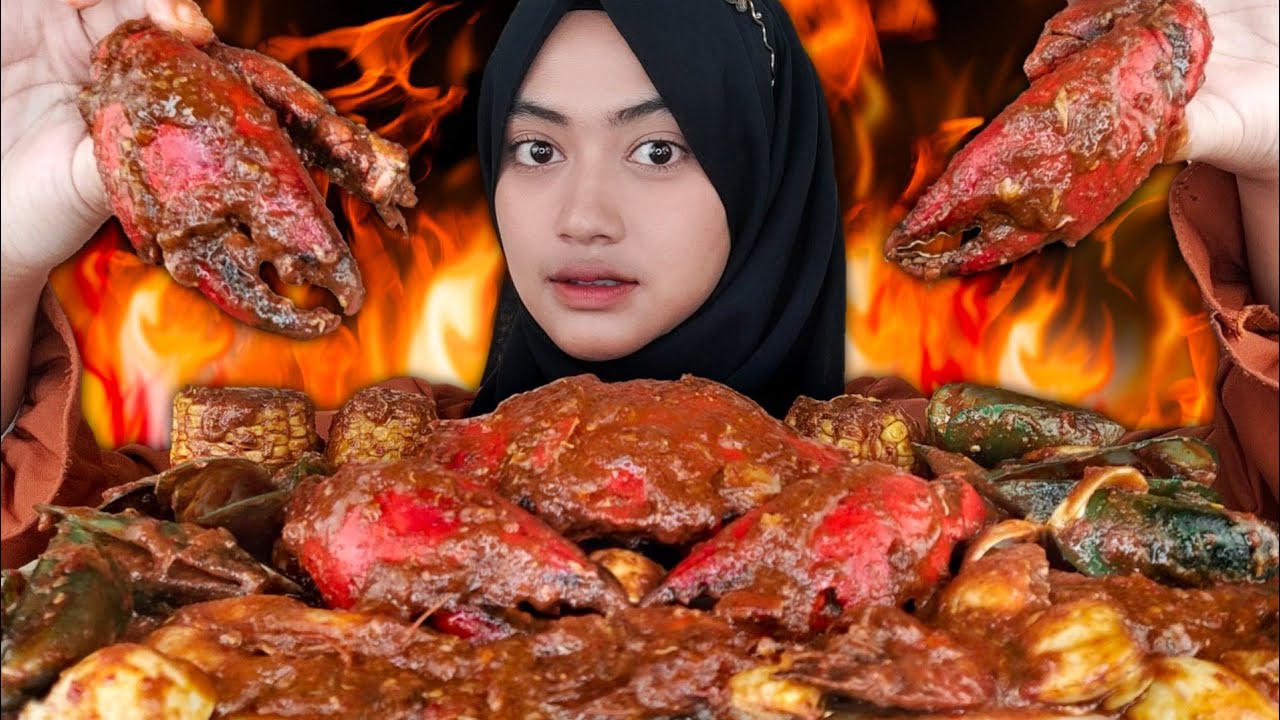 GAK PERNAH BOSEN‼️🤤 MUKBANG SEAFOOD SAUS PADANG | KEPITING KERANG UDANG | MUKBANG ASMR