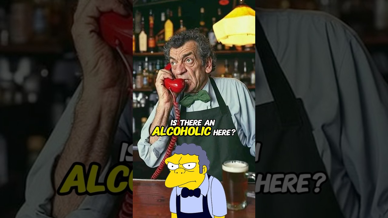 ☎️🤣 Moe's Tavern Prank Calls | The Simpsons in REAL LIFE #shorts