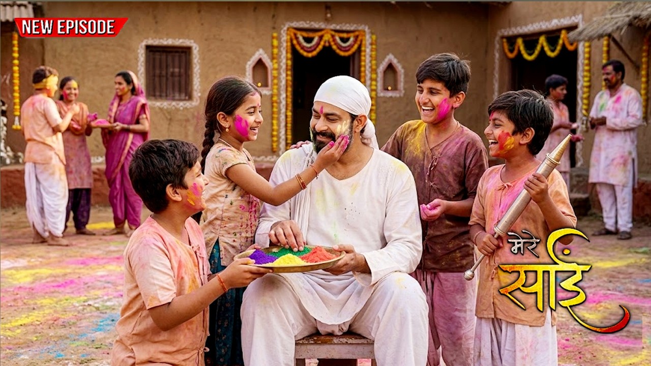 होली विशेष - साईं बाबा ने शिरडी में खेली बच्चों के साथ खेली होली | #holi | #meresai