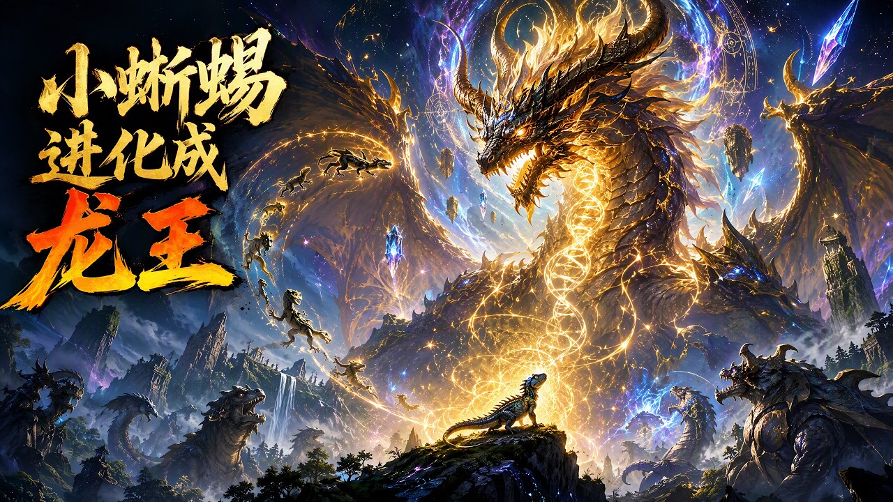 【FULL】《穿成小蜥蜴，吞噬进化成龙王》所有生物都看不起的小蜥蜴，竟拥有吞噬万物进化的恐怖能力！｜爆更剧场