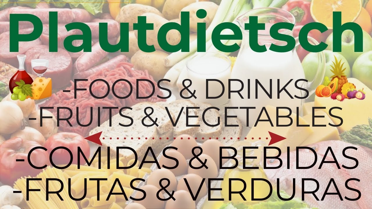 Learn Plautdietsch | FOOD & DRINKS | Aleman Bajo | Low German