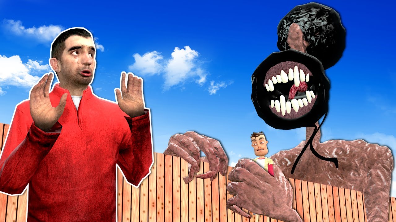 SIREN HEAD IS ATTACKING MY FORT! (Garry's Mod)