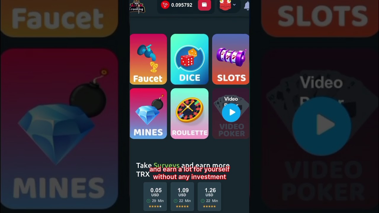 Free TRX Earning Site Without Investing