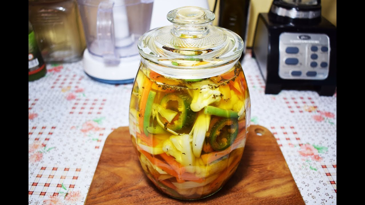 Como hacer Curtido de Coliflor (paso a paso)