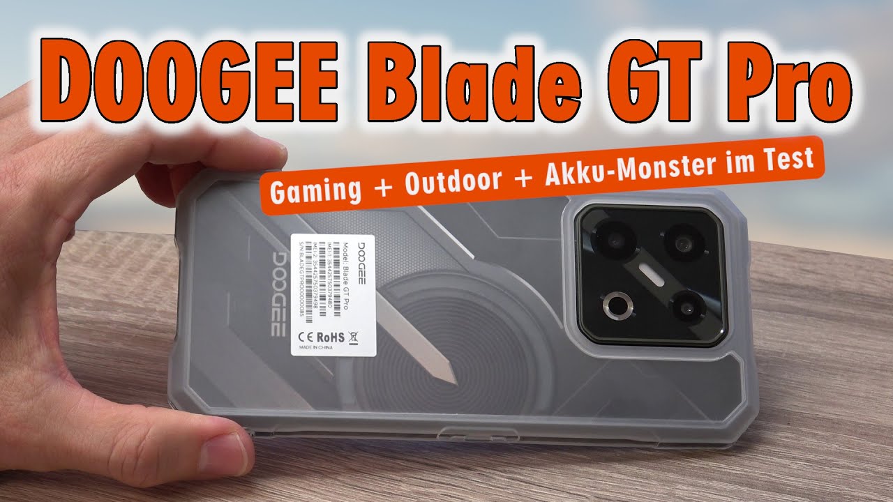 DOOGEE Blade GT Pro Handy - Outdoor-Panzer mit integrierter Powerbank und Gaming-Modus