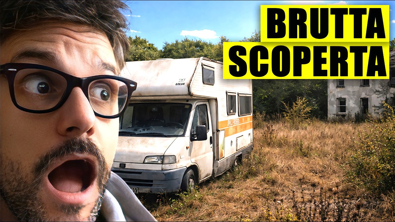 Il nostro camper ABBANDONATO! Ecco cosa ho trovato.