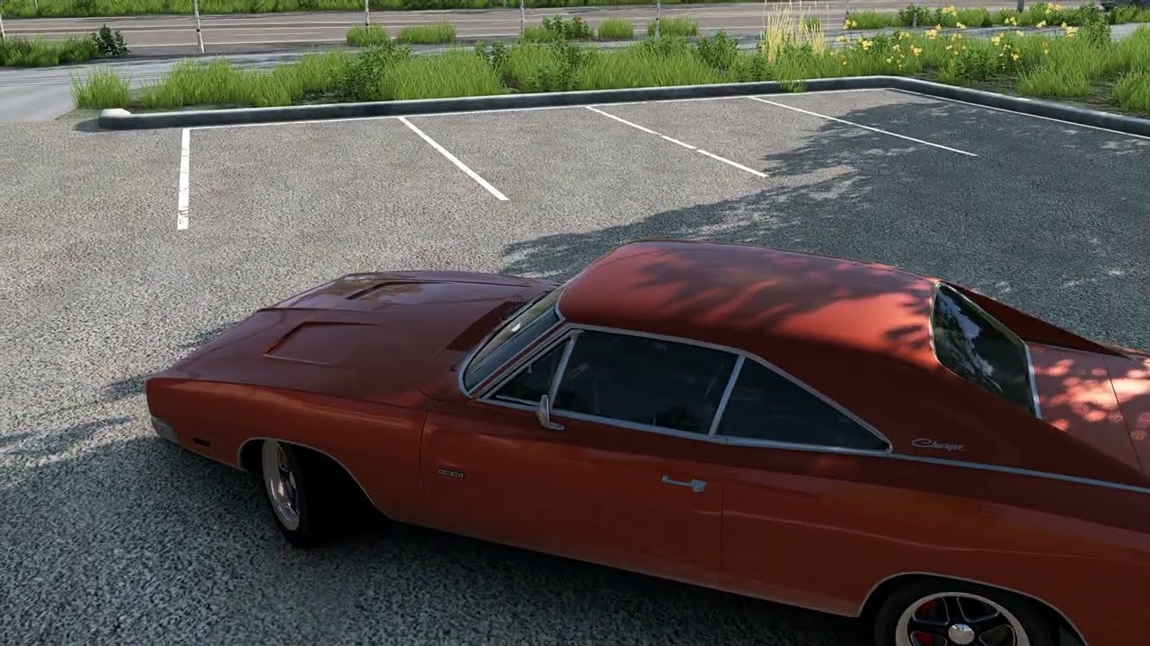 BeamNG relax driving - Charger restomod Hemi V8 442