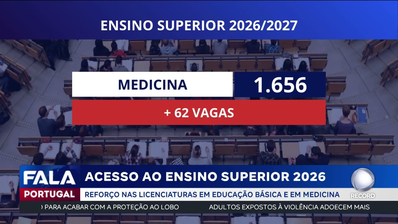 Acesso ao ensino superior 2026