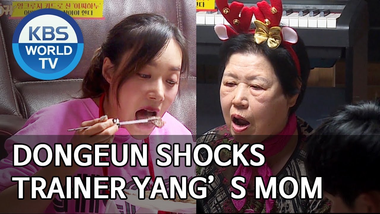 Dongeun shocks trainer Yang&rsquo;s mom just by eating [Boss in the Mirror/ENG/2020.01.05]