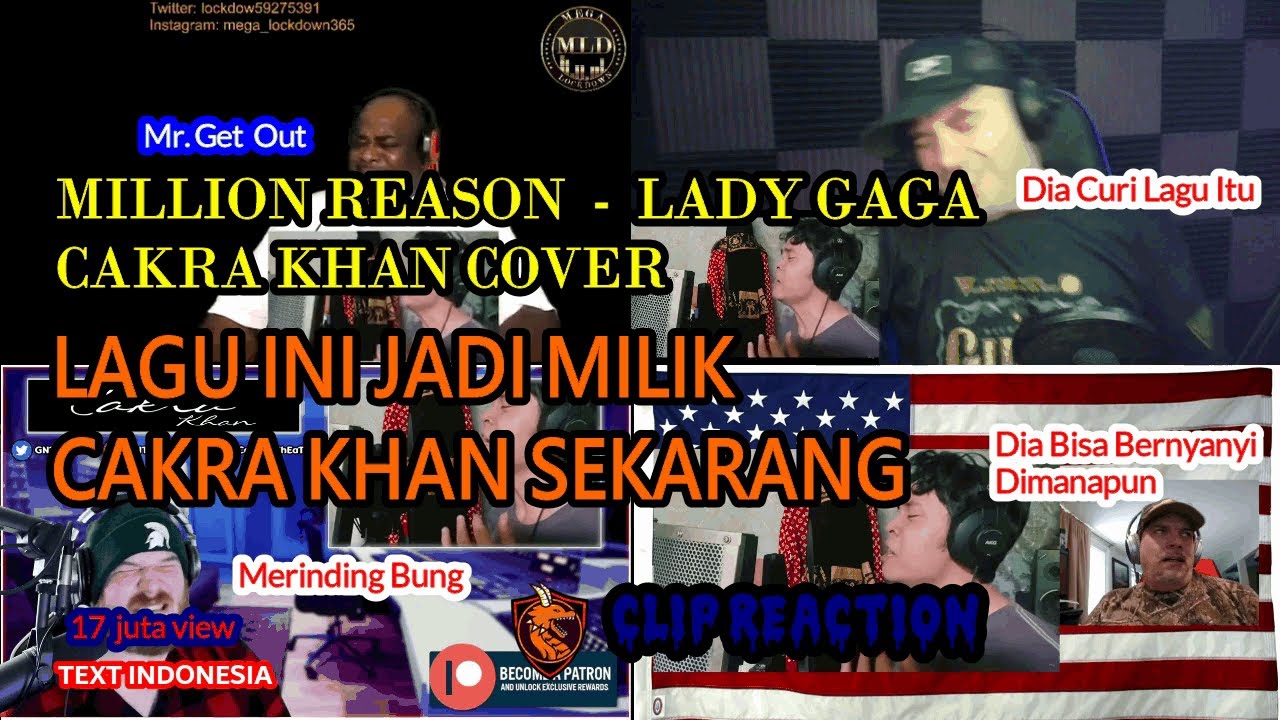 LAGU INI JADI MILIK CAKRA KHAN SEKARANG–DIA MENCURI LAGU ITU–REACTION 4 CAKRA KHAN MILLION REASON