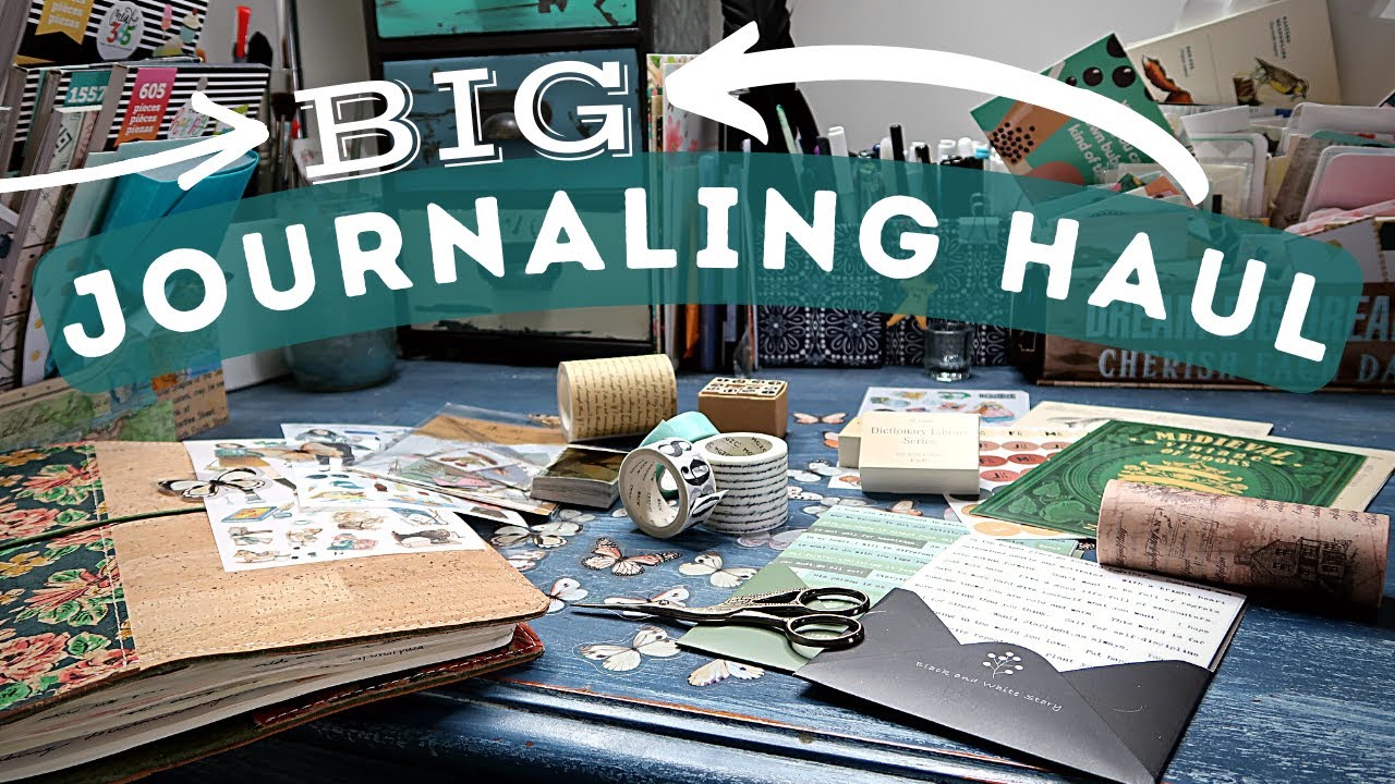 HUGE JOURNALING HAUL | Vintage Stationery and Journal Supplies Unboxing
