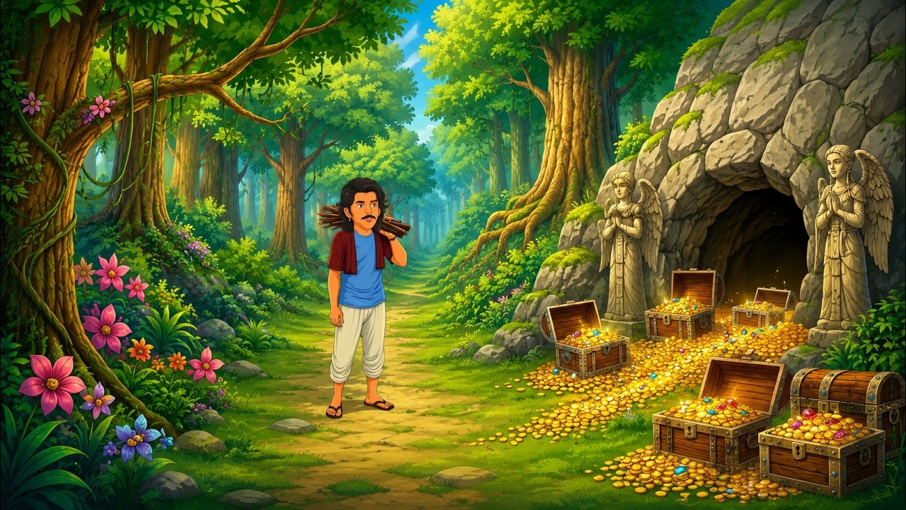शापित जंगल और अनसुना खज़ाना | Hindi Fairy Tales | Bedtime Stories | Hindi Animated Story