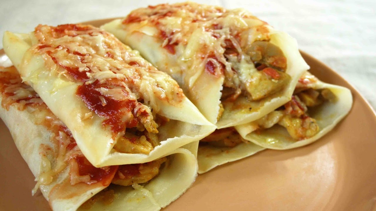 Chicken Stuffed Pancake | Soft Chicken Pancake | Pancake Recipe