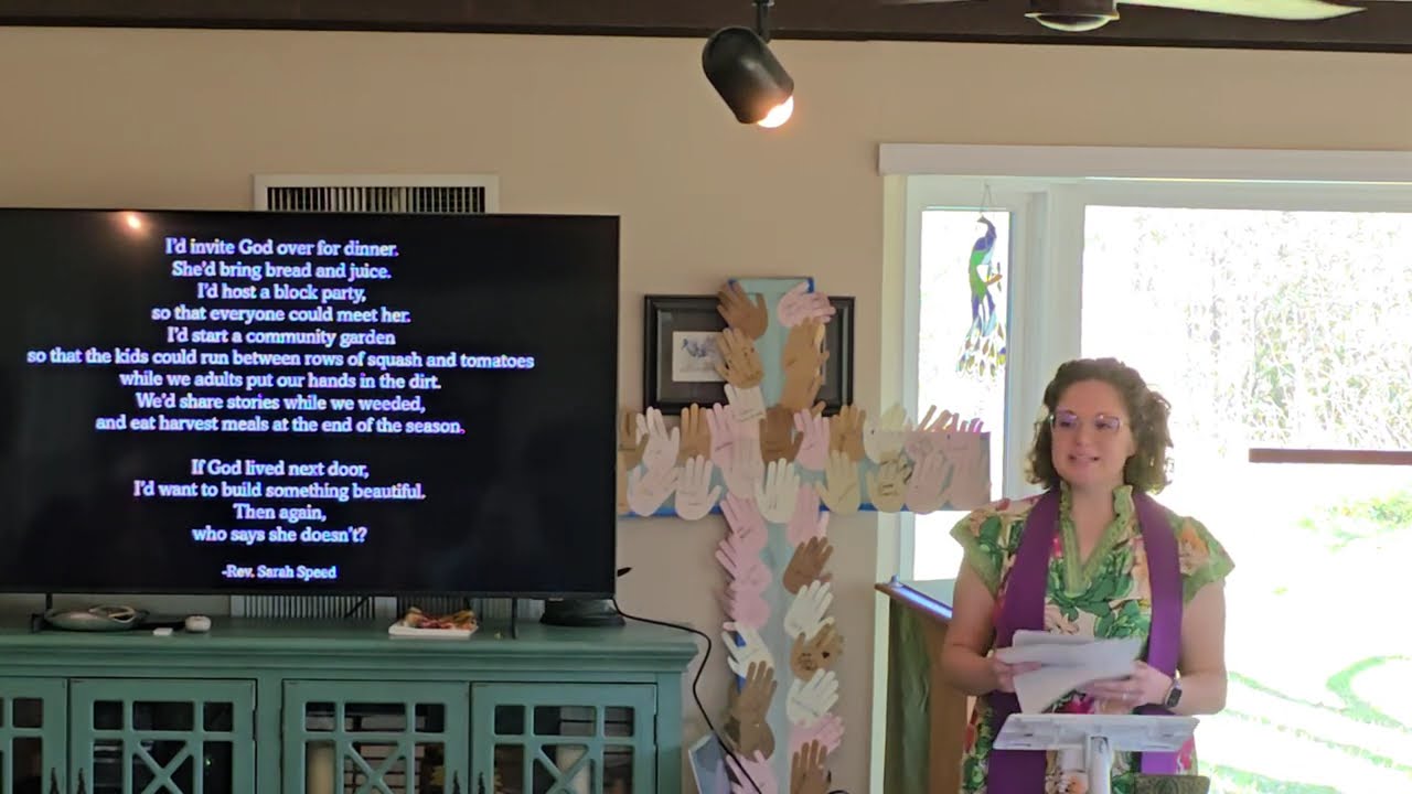 Reverend Cindy Mood's Sermon  ✝️  -- 