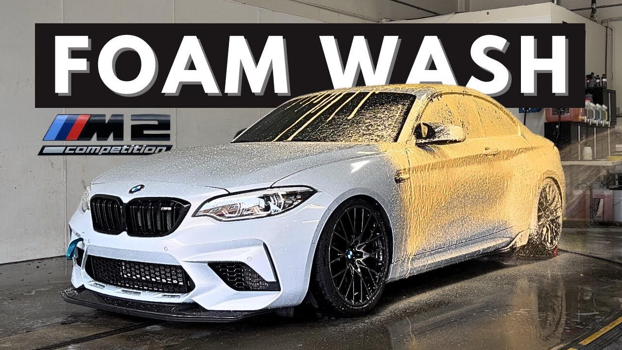 BMW M2 Competition Foam Wash - Exterior Auto Detailing (Satisfying ASMR)