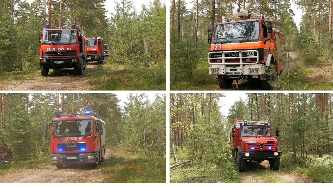 +++Waldbrand bei Jerischke+++ Einsatzfahrten 20.06.2021