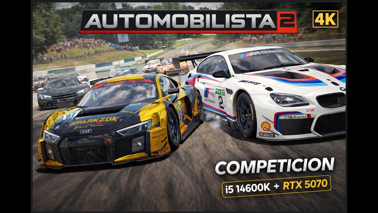 Batalha no Limite! Audi R8 LMS GT3 em Road Atlanta | Automobilista 2 | 4K