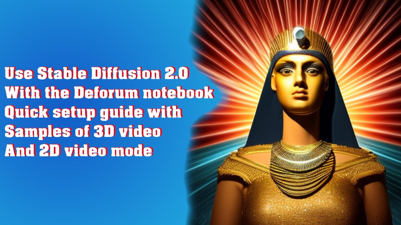 Use Stable Diffusion 2.0 With the Deforum Notebook Quick setup guide With Samples