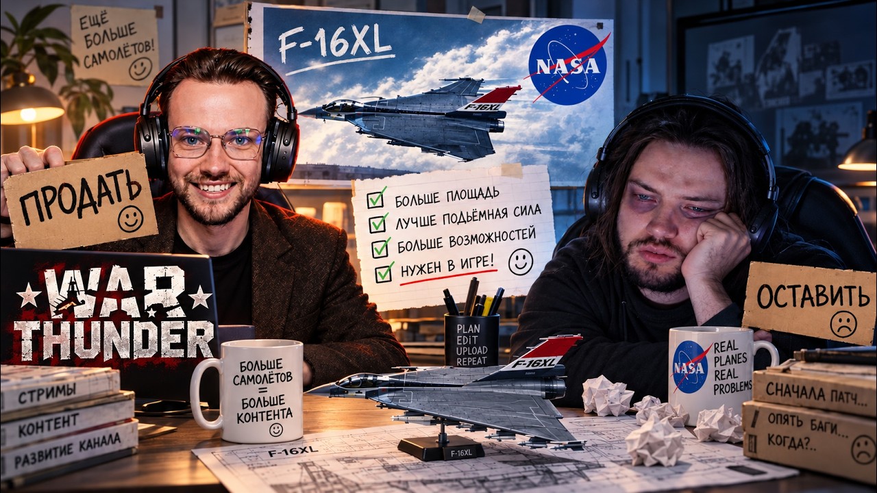 ТОПОВЫЙ ИСТРЕБИТЕЛЬ БЕСПЛАТНО?! ОБЗОР НА F-16XL
