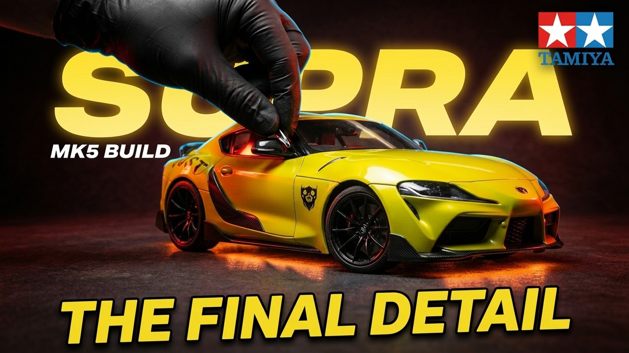 Complete Tamiya Supra MK5 build part 3 | Last details and final assembly