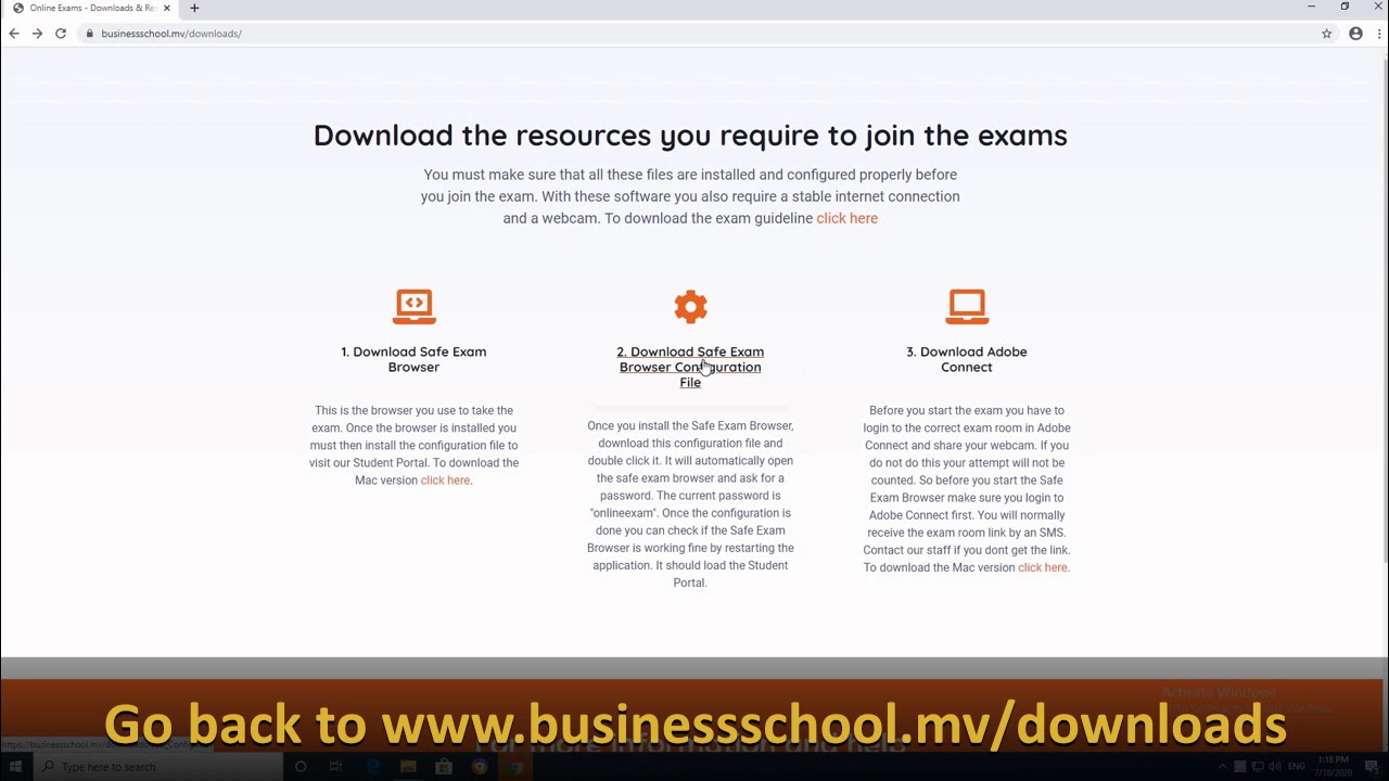 Part 1/2: Installing & Configuring Safe Exam Browser