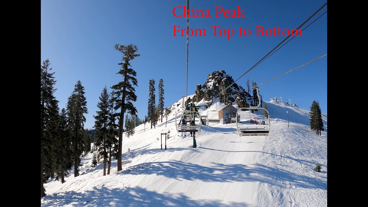 China Peak: Top to Bottom From Chair 1